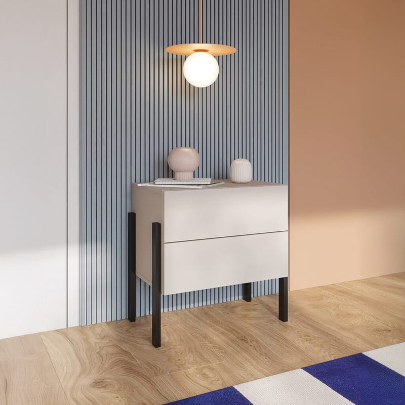 Nattbord Jukon S med 2 skuffer - Møbler - Bord - Avlastningsbord - Sengebord & nattbord