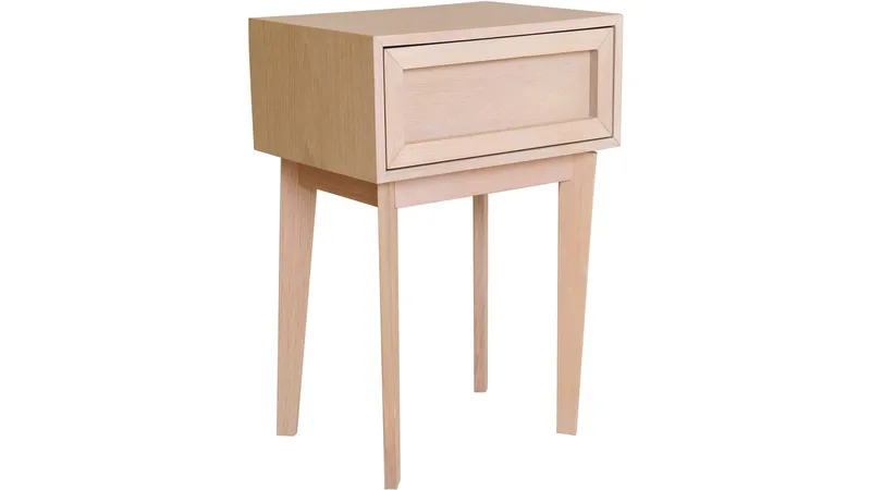 Nattbord Korsen, Hvitpigmentert eik