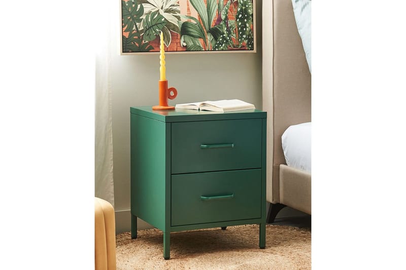 Nattbord Malavi Grønn - Grønn - Møbler - Bord - Avlastningsbord - Sengebord & nattbord