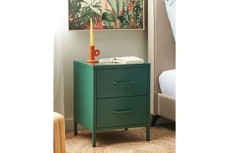 Nattbord Malavi Grønn - Grønn - Møbler - Bord - Avlastningsbord - Sengebord & nattbord