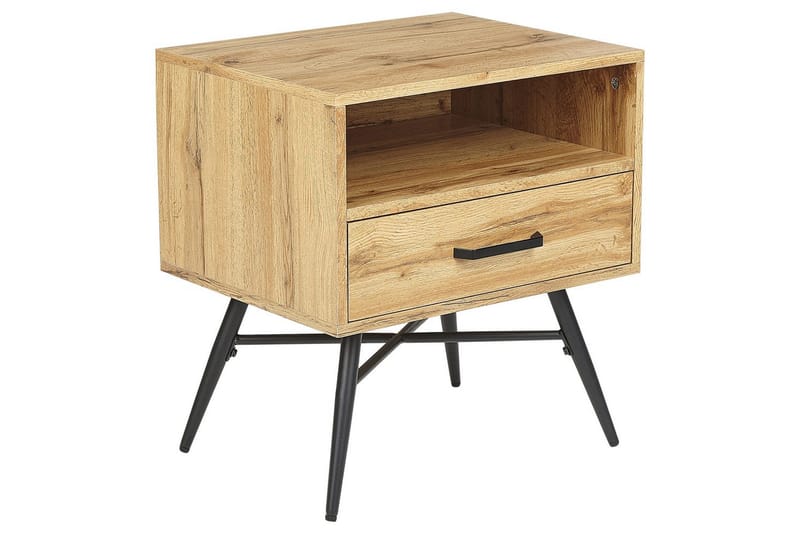 Nattbord med oppbevaringsskuff Lubock - Møbler - Bord - Avlastningsbord - Sengebord & nattbord