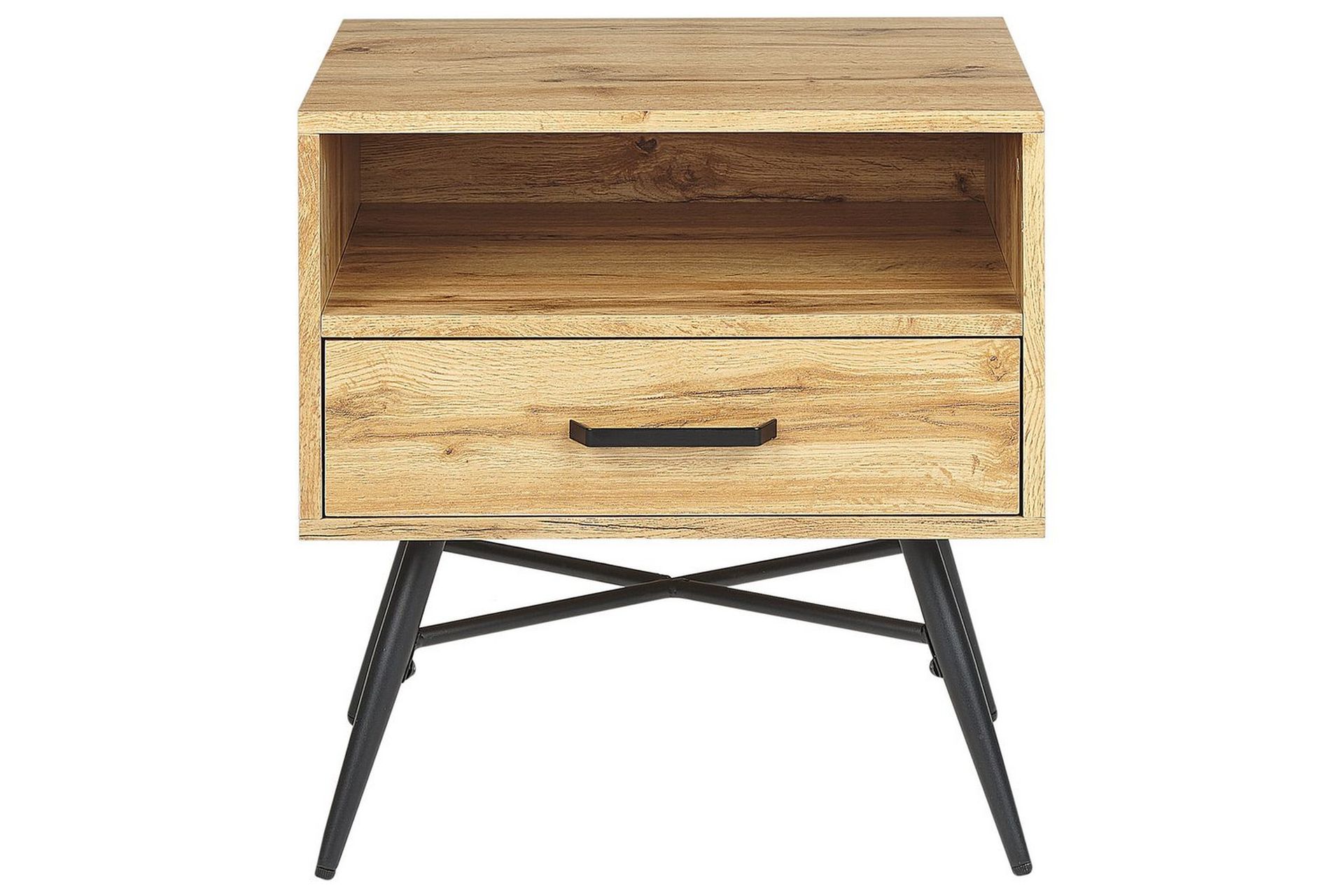 Nattbord med oppbevaringsskuff Lubock - Møbler - Bord - Avlastningsbord - Sengebord & nattbord