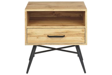 Nattbord med oppbevaringsskuff Lubock - Møbler - Bord - Avlastningsbord - Sengebord & nattbord