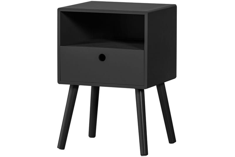Nattbord Ozzy - Svart - Møbler - Bord - Avlastningsbord - Sengebord & nattbord