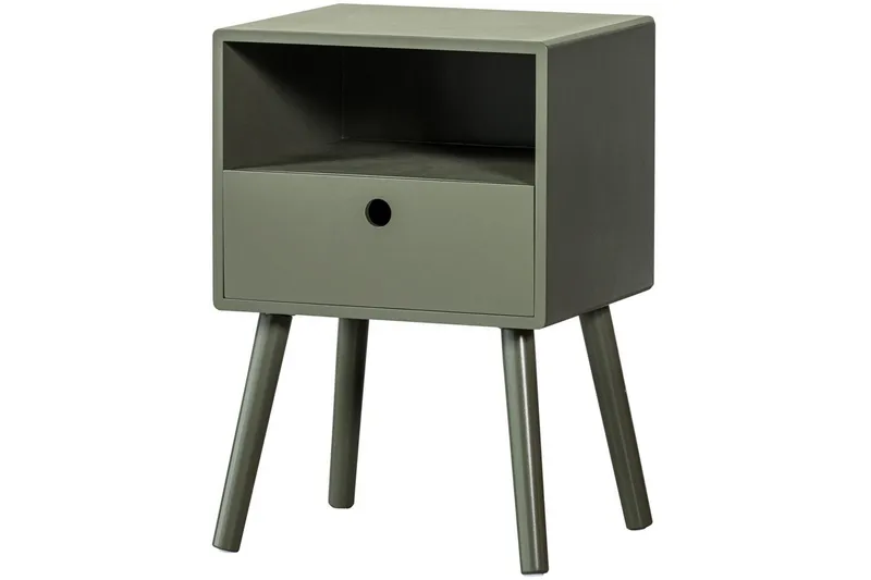 Nattbord Ozzy - Varm grønn - Møbler - Bord - Avlastningsbord - Sengebord & nattbord