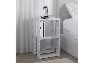 Nattbord Quival Carrara Marmor - Carrara Marmor - Møbler - Bord - Avlastningsbord - Sengebord & nattbord