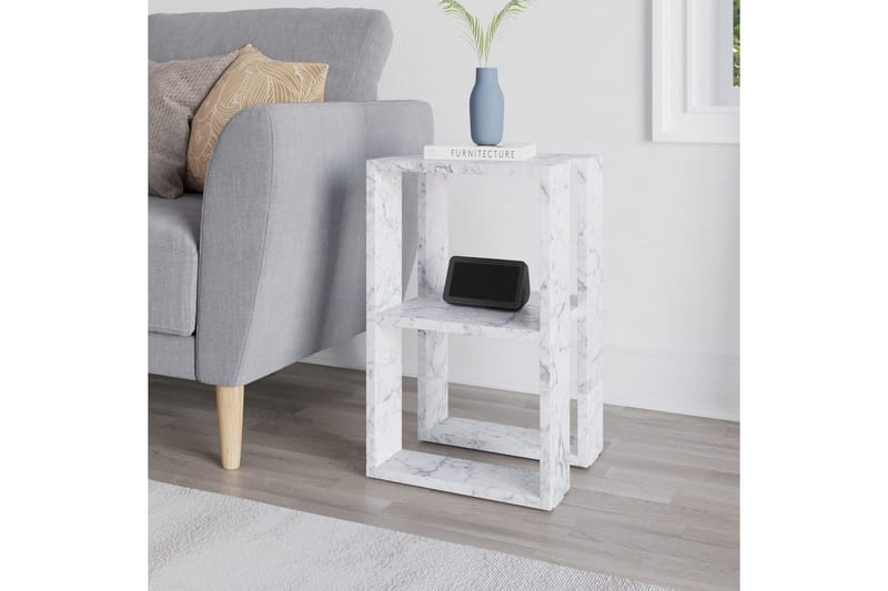 Nattbord Quival Carrara Marmor - Carrara Marmor - Møbler - Bord - Avlastningsbord - Sengebord & nattbord