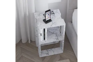 Nattbord Quival Carrara Marmor - Carrara Marmor - Møbler - Bord - Avlastningsbord - Sengebord & nattbord