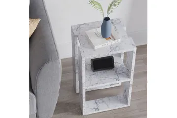Nattbord Quival Carrara Marmor - Carrara Marmor - Møbler - Bord - Avlastningsbord - Sengebord & nattbord