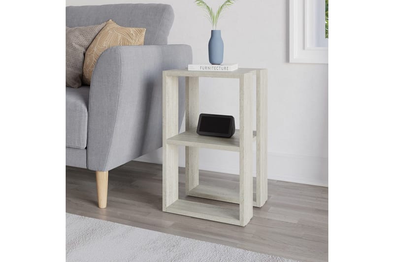 Nattbord Quival Travertin - Travertin - Møbler - Bord - Avlastningsbord - Sengebord & nattbord