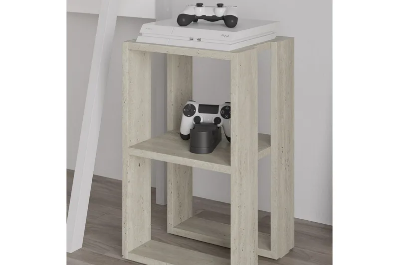 Nattbord Quival Travertin - Travertin - Møbler - Bord - Avlastningsbord - Sengebord & nattbord