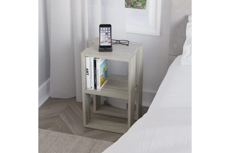 Nattbord Quival Travertin - Travertin - Møbler - Bord - Avlastningsbord - Sengebord & nattbord