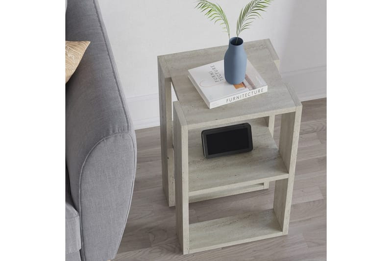 Nattbord Quival Travertin - Travertin - Møbler - Bord - Avlastningsbord - Sengebord & nattbord