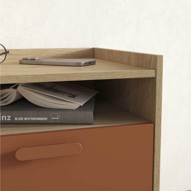 Nattbord Scandi 1 skuff - Oljet eik - Møbler - Bord - Avlastningsbord - Sengebord & nattbord