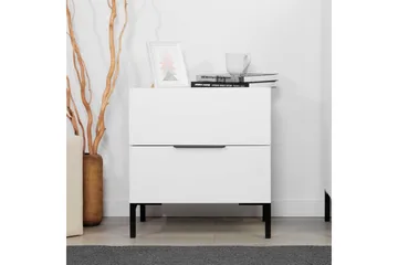 Nattbord Serene Hvit - Hvit - Møbler - Bord - Avlastningsbord - Sengebord & nattbord