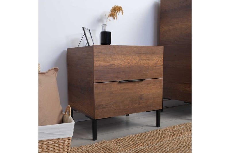 Nattbord Serene Valnøtt - Valnøtt - Møbler - Bord - Avlastningsbord - Sengebord & nattbord