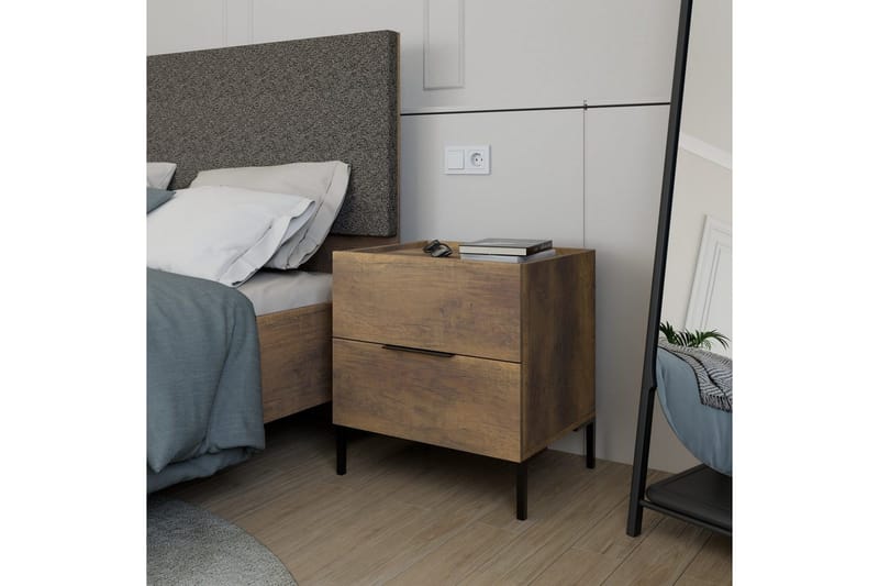 Nattbord Serene Valnøtt - Valnøtt - Møbler - Bord - Avlastningsbord - Sengebord & nattbord