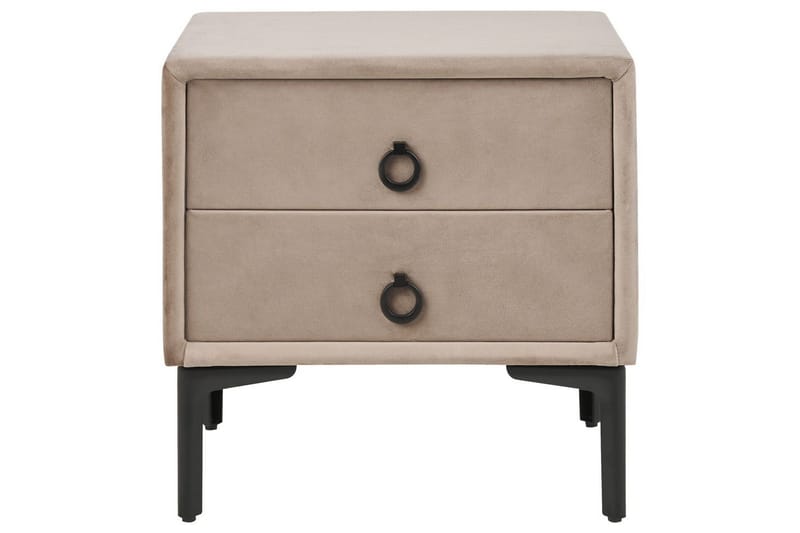 Nattbord Sezanne Beige, grå, svart - Beige, grå, svart - Møbler - Bord - Avlastningsbord - Sengebord & nattbord