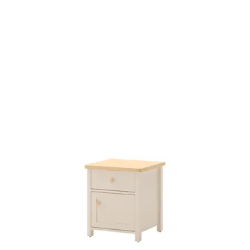 nattbord Story Beige, eik - Beige, eik - Møbler - Bord - Avlastningsbord - Sengebord & nattbord