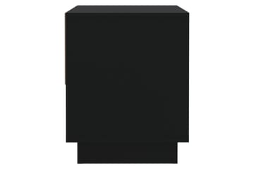 Nattbord svart 45x34x44 cm sponplate - Svart - Møbler - Bord - Avlastningsbord - Sengebord & nattbord