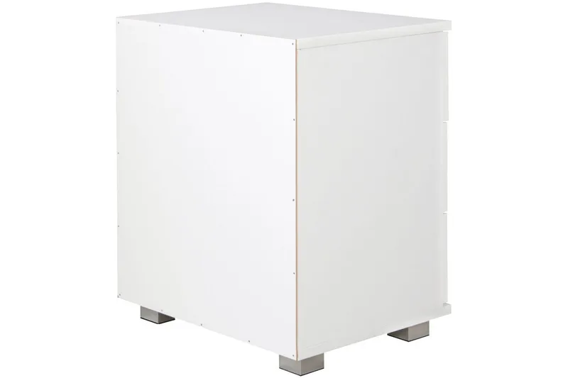 Nattbord Wohnling Klassisk Laget av Sponplate med 3 Skuffer - Møbler - Bord - Avlastningsbord - Sengebord & nattbord