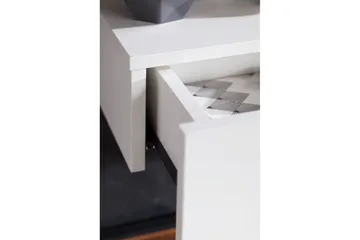 Nattbord Wohnling med skuff for veggmontering, flytende utseende Hvit - Hvit - Møbler - Bord - Avlastningsbord - Sengebord & nattbord