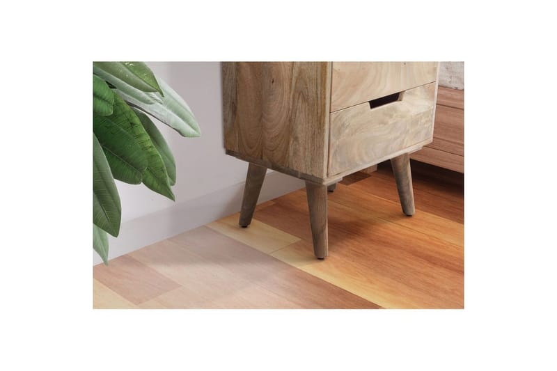 Nattbord Wohnling Moderne utseende med 3 skuffer laget av solid mangotre og en lagringshylle - Møbler - Bord - Avlastningsbord - Sengebord & nattbord