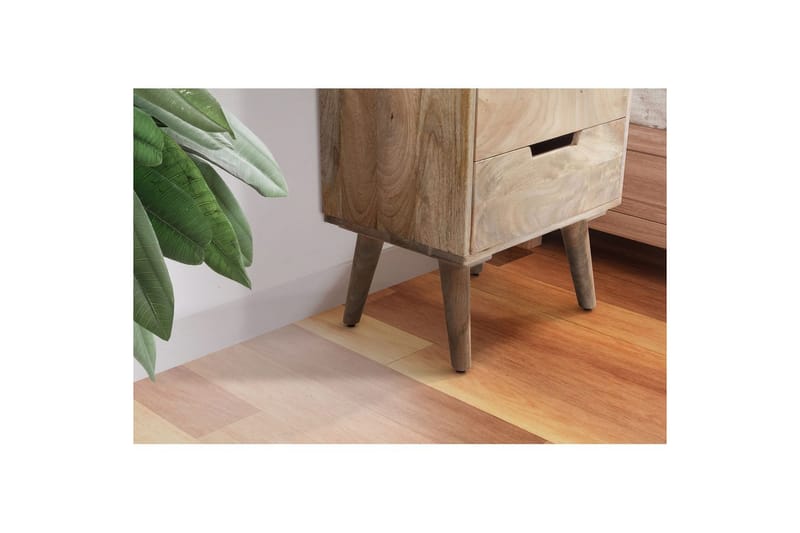 Nattbord Wohnling Moderne utseende med 3 skuffer laget av solid mangotre og en lagringshylle - Møbler - Bord - Avlastningsbord - Sengebord & nattbord