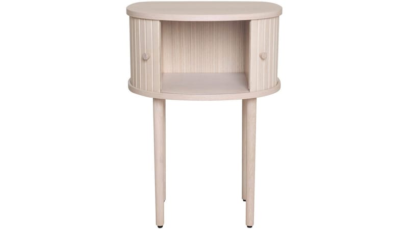 Nattbord Yngvar 68 cm - Hvitpigmentert eik - Møbler - Bord - Avlastningsbord - Sengebord & nattbord