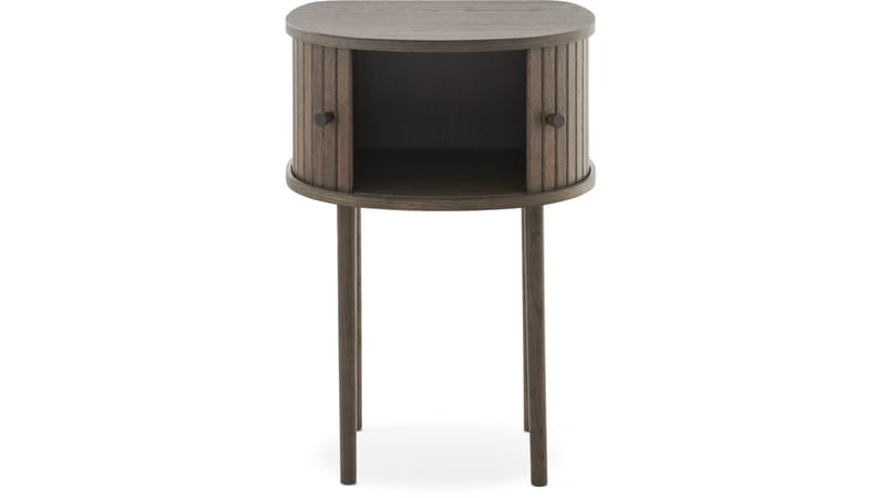 Nattbord Yngvar H68 cm - Brunlakkert eik - Møbler - Bord - Avlastningsbord - Sengebord & nattbord