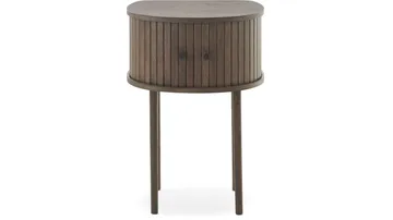 Nattbord Yngvar H68 cm - Brunlakkert eik - Møbler - Bord - Avlastningsbord - Sengebord & nattbord