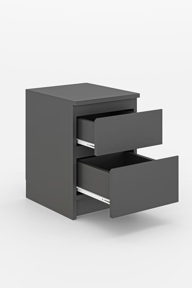 Nightstand Hanah Home Antrasitt - Møbler - Bord - Avlastningsbord - Sengebord & nattbord