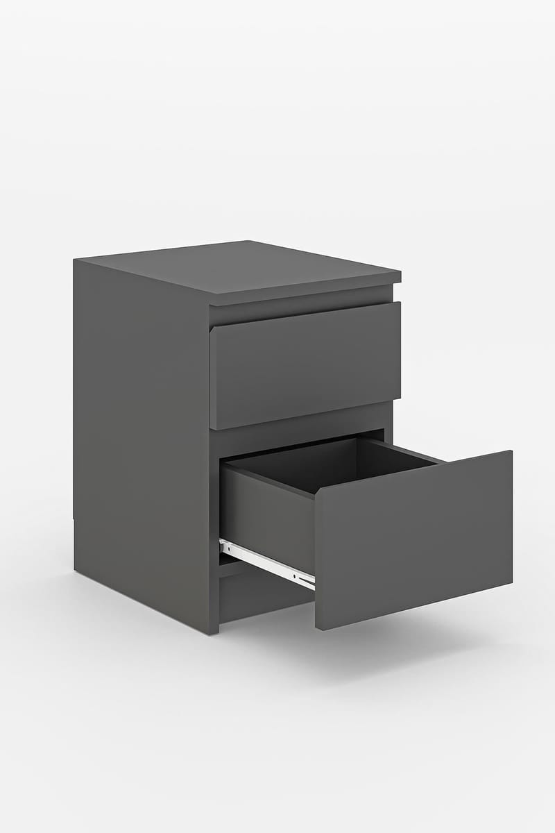 Nightstand Hanah Home Antrasitt - Møbler - Bord - Avlastningsbord - Sengebord & nattbord