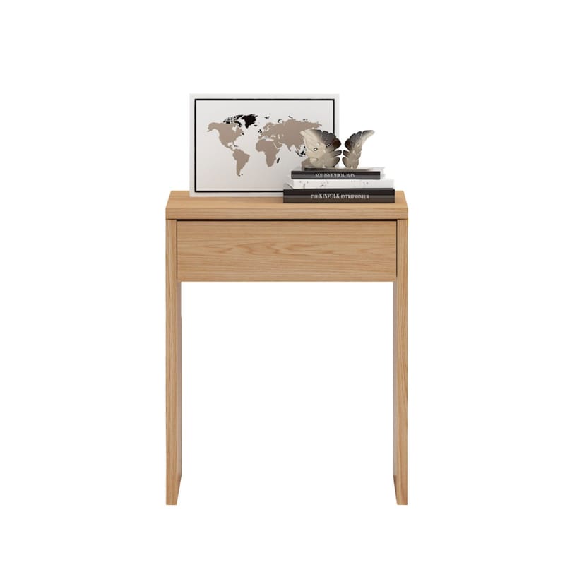 Nightstand HOME4YOU - beige - Møbler - Bord - Avlastningsbord - Sengebord & nattbord
