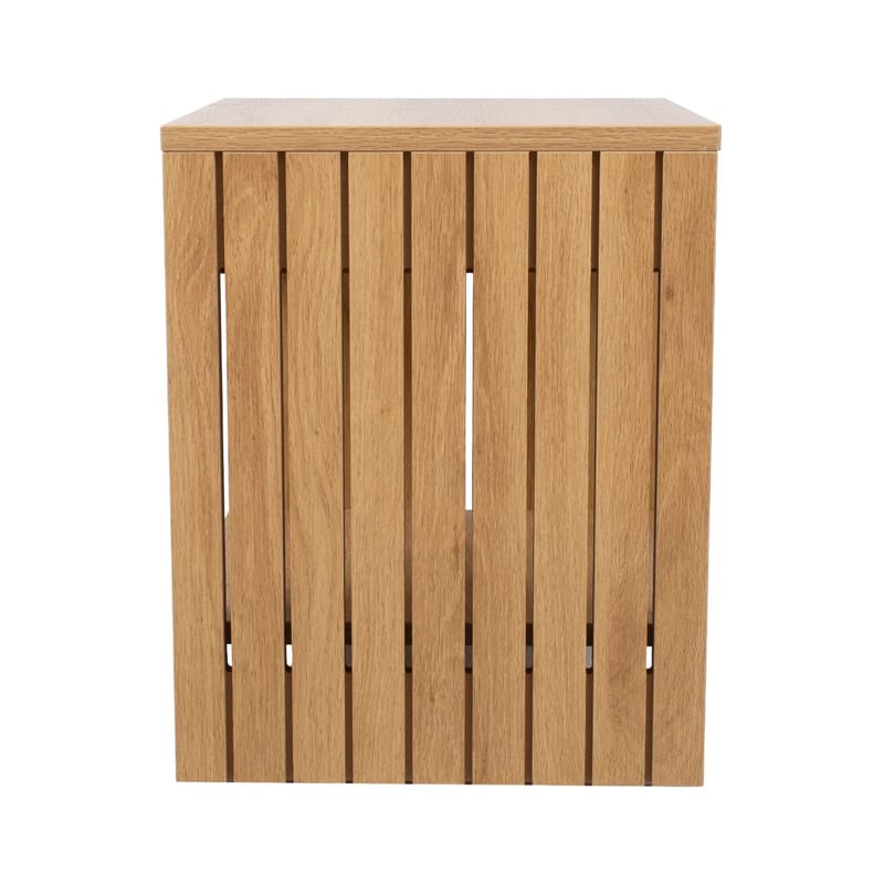 Nightstand HOME4YOU - beige - Møbler - Bord - Avlastningsbord - Sengebord & nattbord