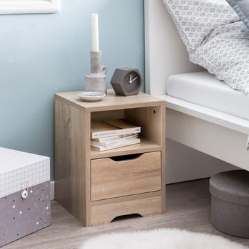 Norira Nattbord 31 cm - lys eik - Møbler - Bord - Avlastningsbord - Sengebord & nattbord