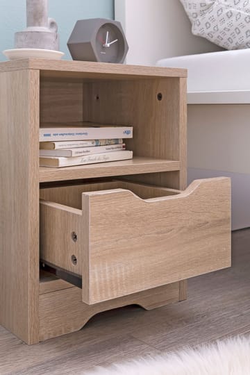 Norira Nattbord 31 cm - lys eik - Møbler - Bord - Avlastningsbord - Sengebord & nattbord