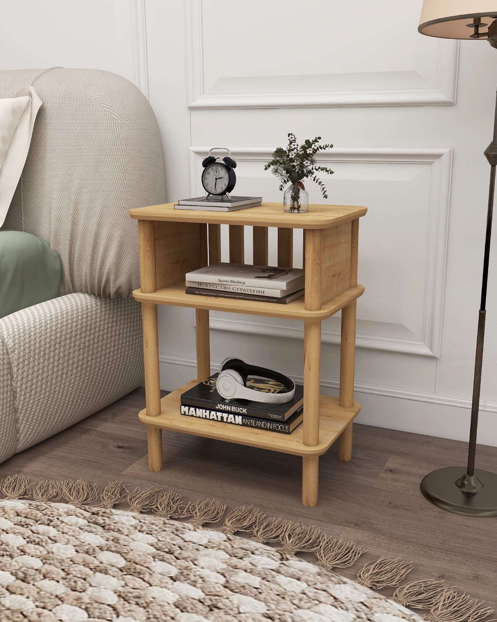 Numira Sidebord 48 cm - Eik