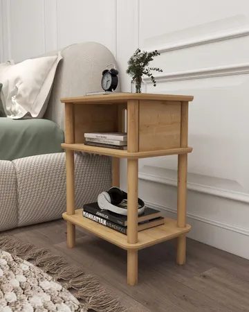 Numira Sidebord 48 cm - Eik - Møbler - Bord - Avlastningsbord - Lampebord & sidebord