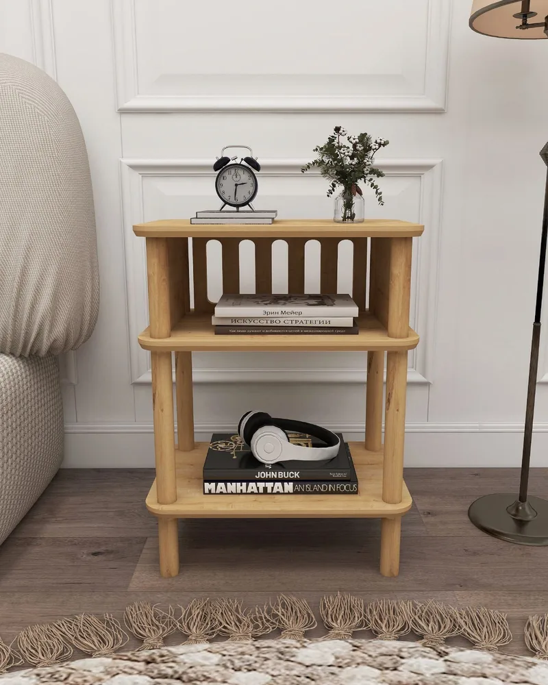 Numira Sidebord 48 cm - Eik - Møbler - Bord - Avlastningsbord - Lampebord & sidebord