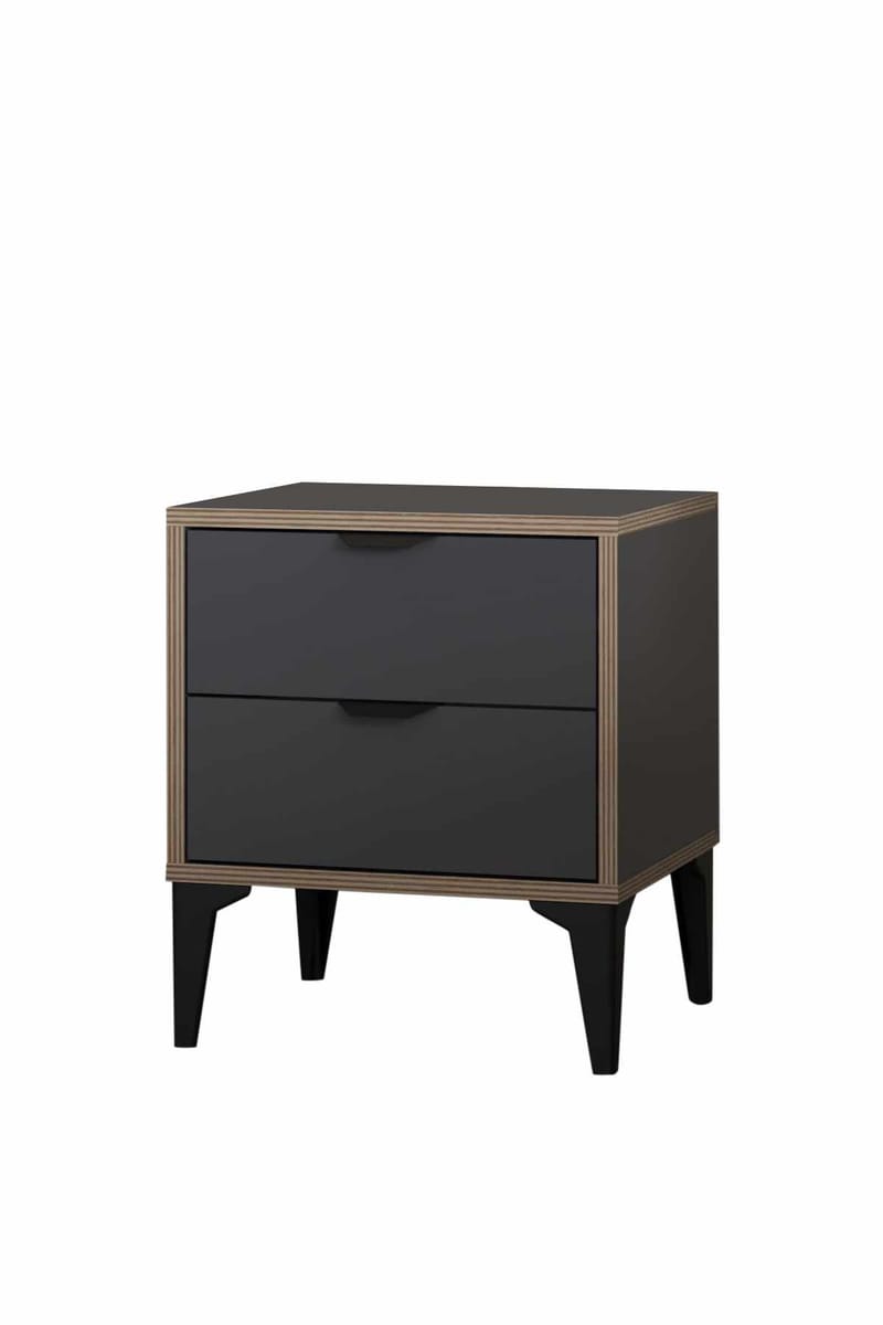 Olyros nattbord 45 cm - Antrasitt - Møbler - Bord - Avlastningsbord - Sengebord & nattbord