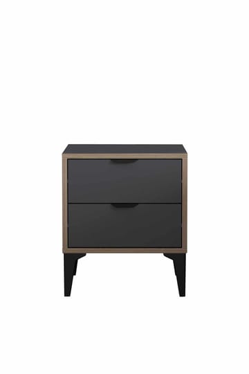 Olyros nattbord 45 cm - Antrasitt - Møbler - Bord - Avlastningsbord - Sengebord & nattbord