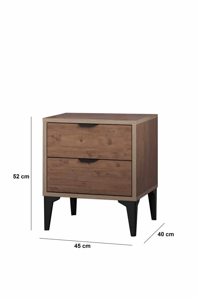 Olyros nattbord 45 cm - Atlas Furu - Møbler - Bord - Avlastningsbord - Sengebord & nattbord