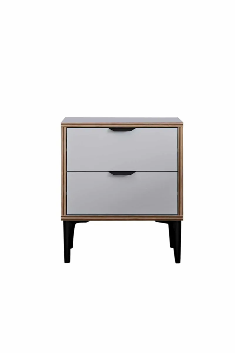 Olyros nattbord 45 cm, Hvit