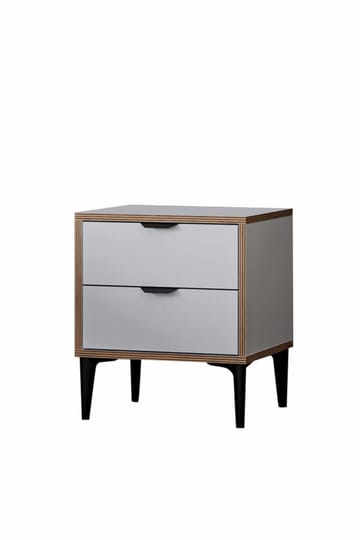 Olyros nattbord 45 cm - Hvit - Møbler - Bord - Avlastningsbord - Sengebord & nattbord