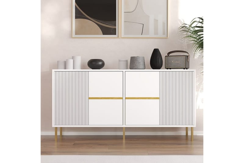 Osmar Konsollbord 150 cm - Hvit - Møbler - Bord - Avlastningsbord - Gangbord