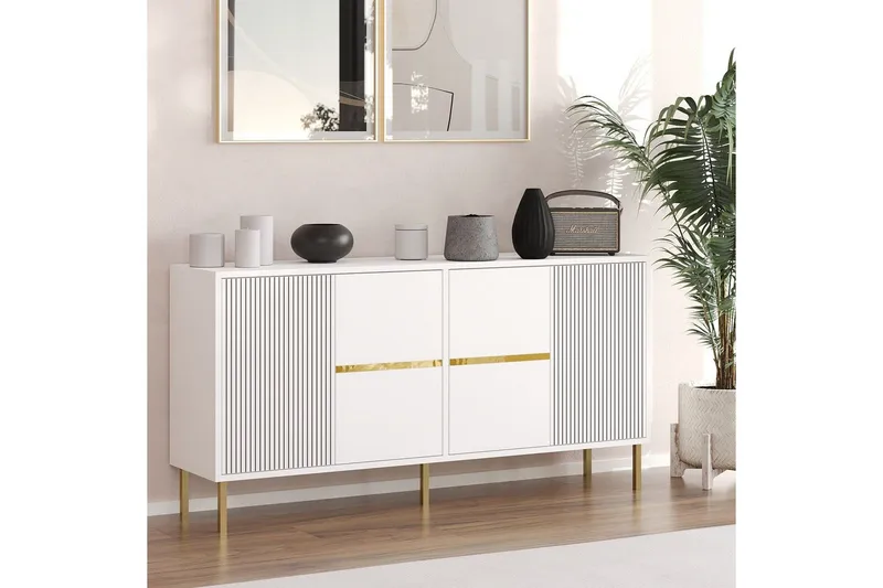 Osmar Konsollbord 150 cm - Hvit - Møbler - Bord - Avlastningsbord - Gangbord