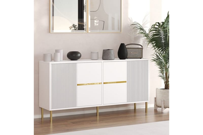 Osmar Konsollbord 150 cm - Hvit - Møbler - Bord - Avlastningsbord - Gangbord