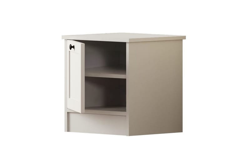 Ovril Nattbord 45 cm - Matt Hvit - Møbler - Bord - Avlastningsbord - Sengebord & nattbord