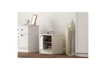 Ovril Nattbord 45 cm - Matt Hvit - Møbler - Bord - Avlastningsbord - Sengebord & nattbord